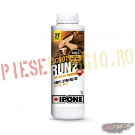 Ulei scuter 2T Ipone Scoot Run 2 100% Sintetic  ESTER FRAISE - JASO FD - API TC, 1L