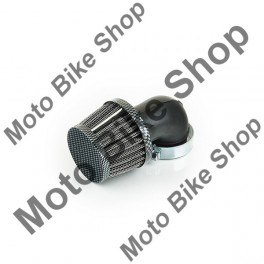 Filtru aer sport -d.39mm/cot 90 grade-carbon