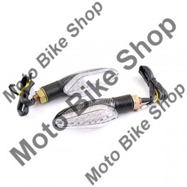 Set lampi semnalizare cu leduri-carbon-oval