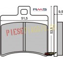 Placute frana  SR /Scarabeo /Atlantic /Leonardo 50-500  /Malaguti 150-400 (RMS)