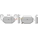 Placute frana (Sinter) Kymco People 50-125 '99-'08 (RMS)