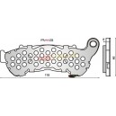 Placute frana Honda CB Hornet 600 '07-/ Suzuki Burgman 125-200 '07- (RMS)