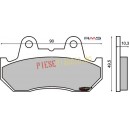 Placute frana Honda CN 250 '8 (RMS)