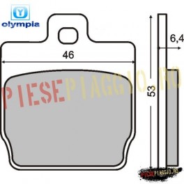 Placute frana spate Yamaha Aerox/MBK Nitro (Olympia)