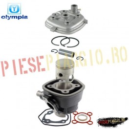 Set motor + chiulasa Aprilia /Minarelli /Yamaha LC orizontal D.47 (incalzire carb.)