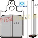 Placute frana Piaggio Skipper 125-150/Quartz 50 (Olympia)