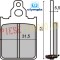 Placute frana Piaggio Skipper 125-150/Quartz 50 (Olympia)