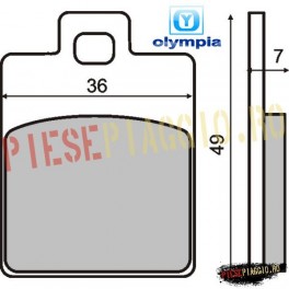 Placute frana Piaggio Zip/Vespa (Olympia)