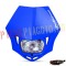 Carena + far "Polisport MMX", albastru