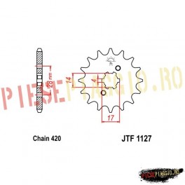 Pinion fata Z13 420 - JTF1127