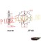 Pinion fata Z15 520 - JTF308