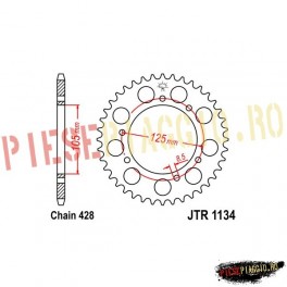 Pinion spate Z48 428 - JTR1134