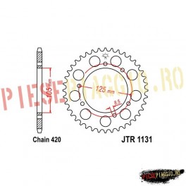 Pinion spate Z48 420 - JTR1131